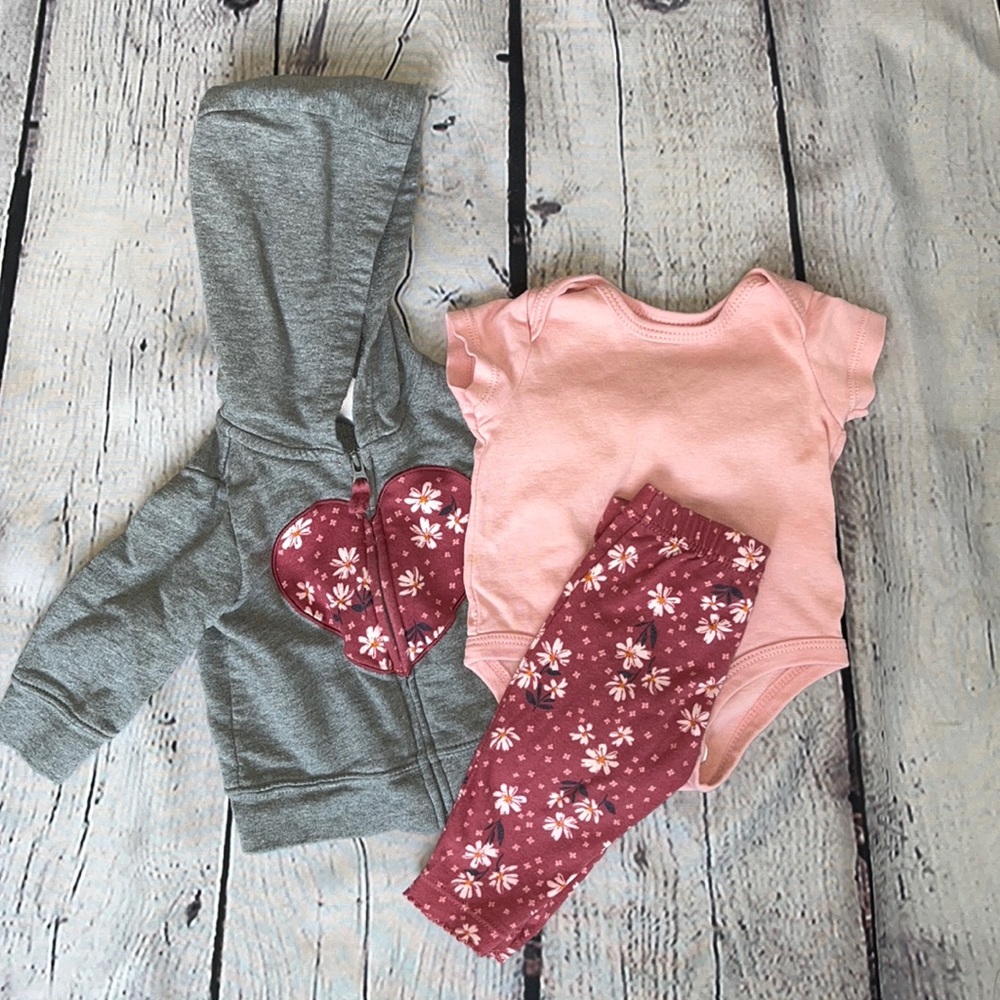 Baby Hooded Sweatshirt and Leggings